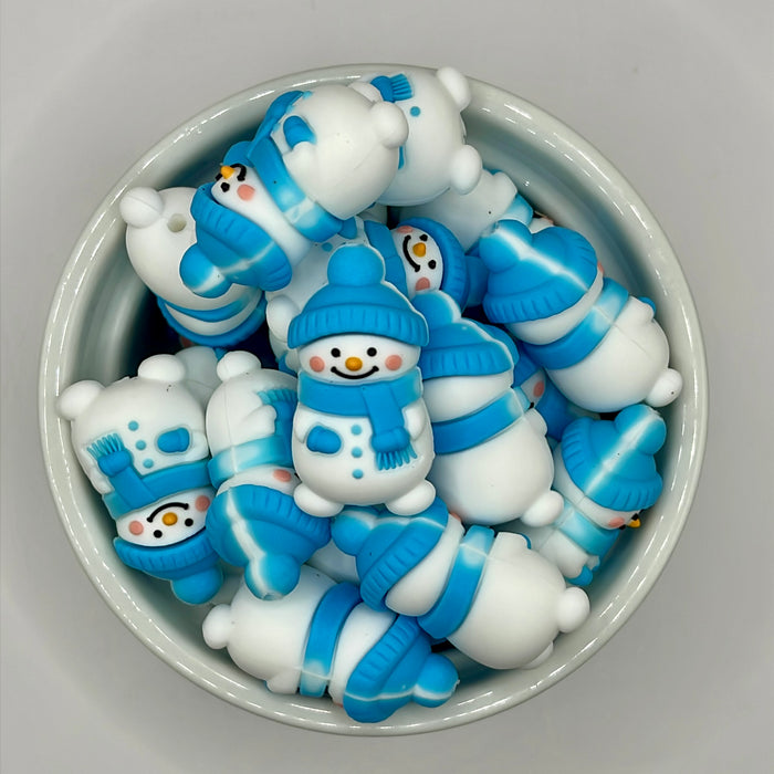 Blue Snowman