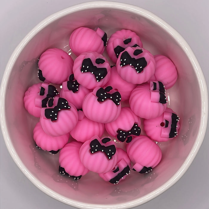 Pink Pumpkin Bow