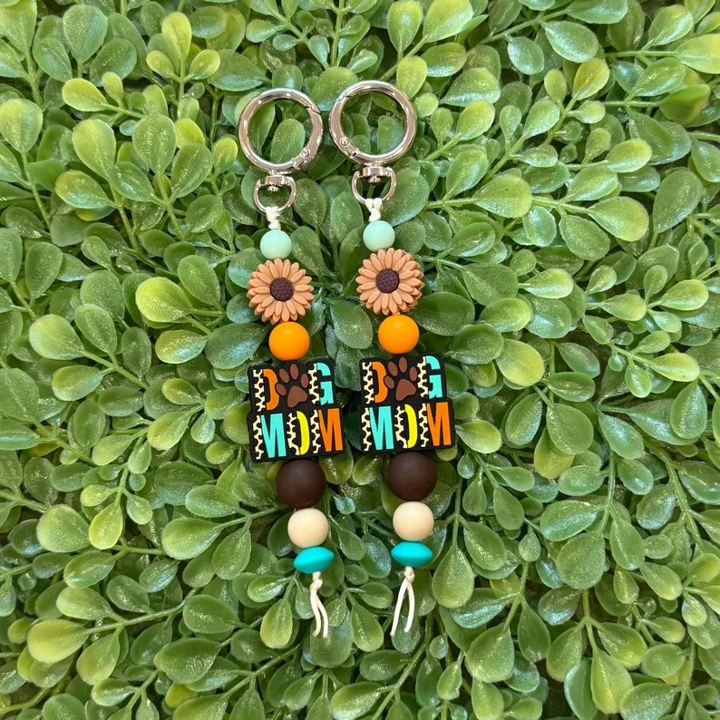 Brown + Teal Dog Mom