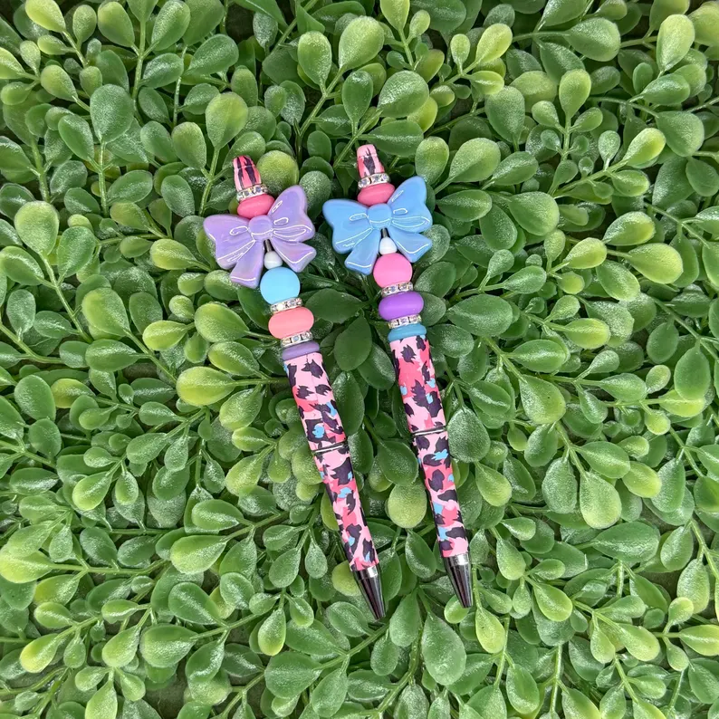Pink Cheetah + Purple Bow